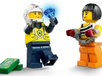Konstruktorius LEGO City, policijos automobilis ir galingo automobilio gaudynės