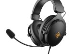 Laidinės žaidimų ausinės DELTACO GAMING DH320, 3.5mm jungtis, garsumo ir nutildymo mikrofono valdikliai, GAM-190