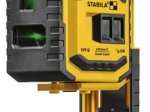 Kryžminis lazerinis nivelyras STABILA LAX 300, žalias