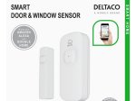 Išmanusis durų ir langų sensorius DELTACO Smart Home Sh-Ws02, magnetinis, WiFi, valdomas su programėle, baltos sp.
