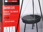 Stovas griliui BBQ, trikojis, plieninis, 151 cm