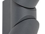 Lauko šviestuvas RABALUX Belfast, LED, 2 x 6,45W, 230V, 3000K, 620 lm, IP65, sieninis, plastikinis, antracito sp., 65 x 160 x 85 mm, 7904