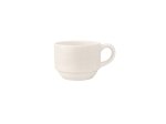Puodelis PORLAND PIOLI, porcelianas, 220 ml, baltos ir rudos sp.