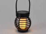 Pakabinamas žibintas SOLAR GARDEN LIGHT, LED, aukštis 11 cm, juodos sp.