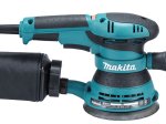 Ekscentrinis šlifuoklis MAKITA BO5041, galia 300 W, 125 mm, 4000-12000 min-1, 2,8 mm, 1,4 kg