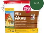 Medinių fasadų dažai VIVACOLOR Villa Akva, 2,7 l, žalios 335X sp.