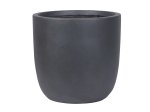 Keraminis lauko vazonas Ombra III, tamsiai pilkos sp., 51 x 51 x 50 cm.
